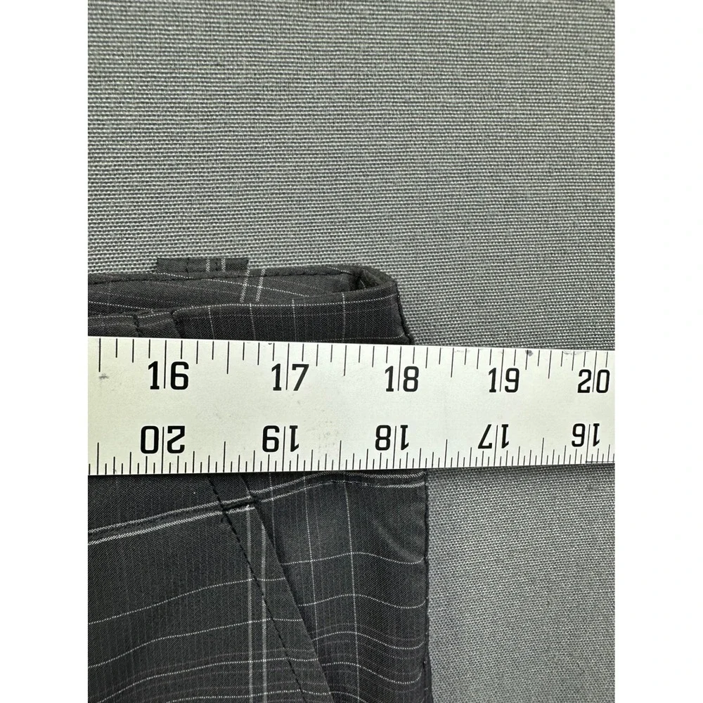Adidas Golf Edwin Watts Men's Plaid Trousers Grey Pink Windowpane Check Pants 36
